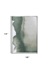 9' X 13' Gray and Green Abstract Non Skid Area Rug