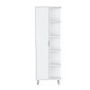 Wood Single Door Pantry Or Storage Closet