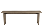 55" Brown Solid Wood Dining Bench