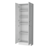 12" White Wood Pantry Or Storage Closet
