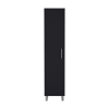 71" Black Wood Pantry Or Storage Cabinet