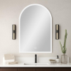 38" Clear Arch Unframed LED Lighted Bathroom Vanity Mirror