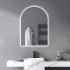 38" Clear Arch Unframed LED Lighted Bathroom Vanity Mirror