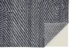 10' X 14' Gray Wool Abstract Hand Knotted Area Rug