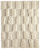 8' X 10' Ivory Wool Geometric Hand Woven Area Rug
