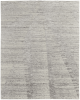 8' X 10' Blue and Gray Abstract Hand Tufted Area Rug