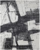 8' X 10' Black and Gray Abstract Hand Woven Area Rug