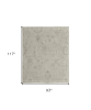 8' X 10' Gray and Brown Wool Floral Hand Knotted Area Rug