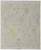 8' X 10' Gray and Brown Wool Floral Hand Knotted Area Rug