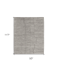 8' X 10' Taupe and Gray Abstract Hand Woven Worn Faded Area Rug