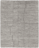 8' X 10' Taupe and Gray Abstract Hand Woven Worn Faded Area Rug