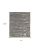 8' X 10' Gray Ivory and Taupe Abstract Hand Woven Area Rug