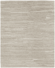 6' X 9' Ivory Abstract Hand Woven Worn Faded Area Rug