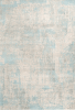 8' X 10' Blue Abstract Hand Knotted Area Rug