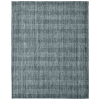 10' X 14' Blue And Ivory Wool Plaid Hand Woven Area Rug