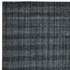 10' X 14' Charcoal And Gray Wool Plaid Hand Woven Area Rug