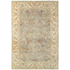 6' X 9' Gray And Beige Wool Oriental Hand Knotted Area Rug