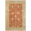 6' X 9' Red And Gray Wool Oriental Hand Knotted Area Rug