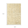 9' X 12' Beige And Gray Wool Oriental Hand Knotted Area Rug
