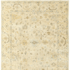 9' X 12' Beige And Gray Wool Oriental Hand Knotted Area Rug