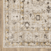 8' X 10' Beige And Gold Oriental Hand Tufted Area Rug