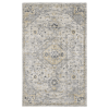 8' X 10' Gray And Gold Medallion Hand Tufted Area Rug