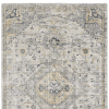 8' X 10' Gray And Gold Medallion Hand Tufted Area Rug