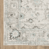 8' X 10' Ivory And Teal Blue Oriental Hand Tufted Area Rug