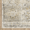 10' X 14' Gray And Gold Medallion Hand Tufted Area Rug