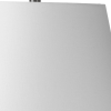 27" Gray Round Bedside Lamp With Empire Shade