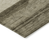 10' X 14' Coffee Ivory And Gray Abstract Washable Indoor Outdoor Area Rug