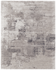 8' X 10' Brown Tan And Black Abstract Hand Tufted Area Rug