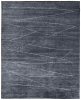 8' X 10' Gray And Ivory Abstract Hand Knotted Distressed Area Rug