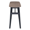 Solid Wood Oval Console Table
