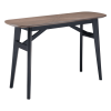 Solid Wood Oval Console Table