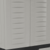Heavy Duty Plastic Four Door Utility Cabinet