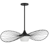 Aluminum Geometric Wavy LED Dimmable Outdoor Hanging Light