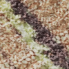 10' X 14' Coffee Mint Green And Beige Abstract Washable Area Rug With UV Protection