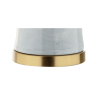 26" Gold Novelty Table Lamp With Drum Shade