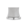 27" Clear Table Lamp With Drum Shade
