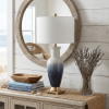 32" Gold Novelty Table Lamp With Drum Shade