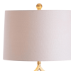 32" Clear Novelty Table Lamp With Drum Shade