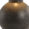 26" Dark Gray Novelty Table Lamp With Drum Shade