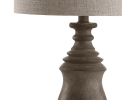 29" Brown Novelty Table Lamp With Globe Shade