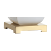 26" Gold Novelty Table Lamp With Globe Shade