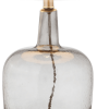 26" Clear Urn Table Lamp With Drum Shade