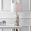 28" Gold Novelty Table Lamp With Drum Shade