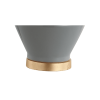 29" Gold Novelty Table Lamp With Globe Shade