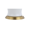29" Gold Urn Table Lamp With Drum Shade
