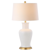 29" Gold Urn Table Lamp With Drum Shade